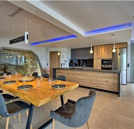 3 bedroom villa with pool & sea views, Makrades, sleeps 6